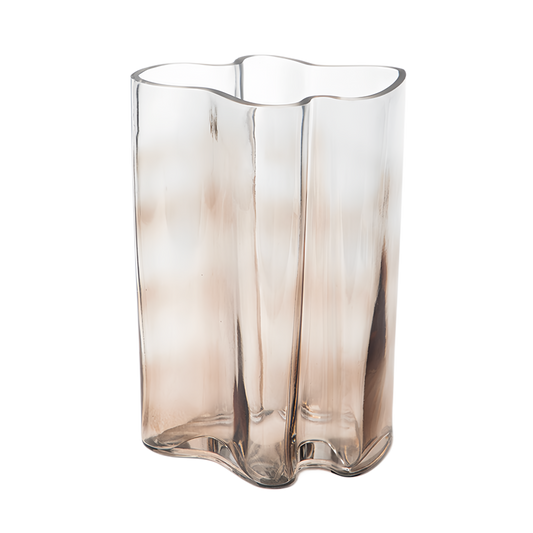 Aalto Vases & Glass - Lake vase irregular geometric transparent glass vase