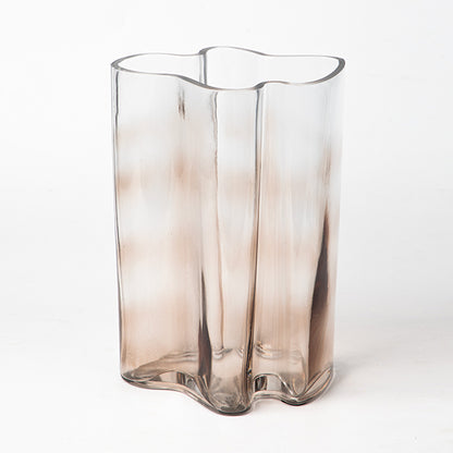 Aalto Vases & Glass - Lake vase irregular geometric transparent glass vase