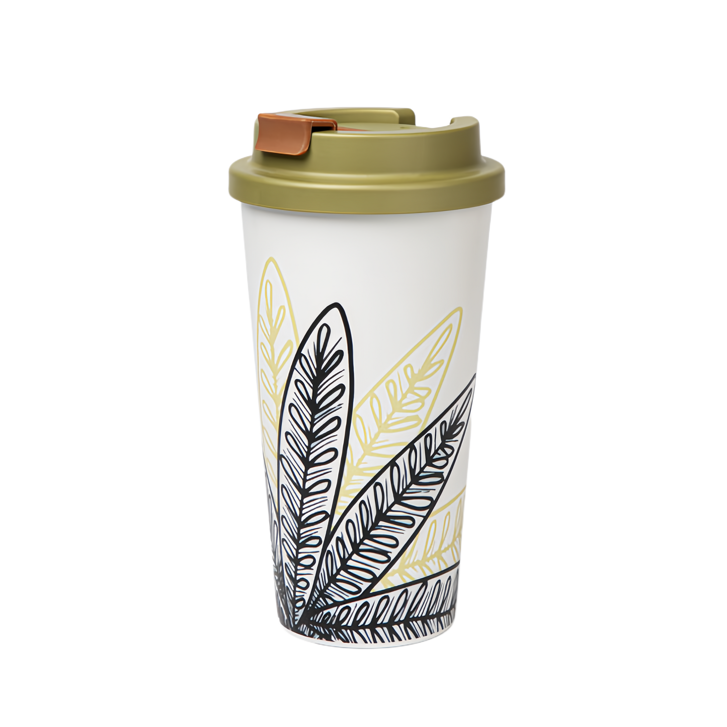 Eco Friendly Nature Material Reusable 100% Plant PLA Tea Coffee Mug Travel Mug Coffee Cup Take Away Melamine Free