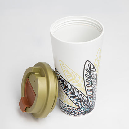 Eco Friendly Nature Material Reusable 100% Plant PLA Tea Coffee Mug Travel Mug Coffee Cup Take Away Melamine Free